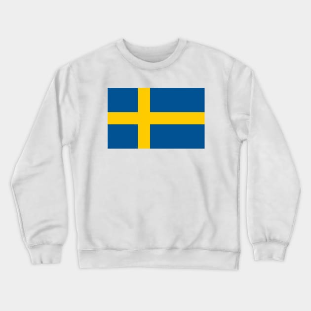 Flag of Sweden Crewneck Sweatshirt by COUNTRY FLAGS